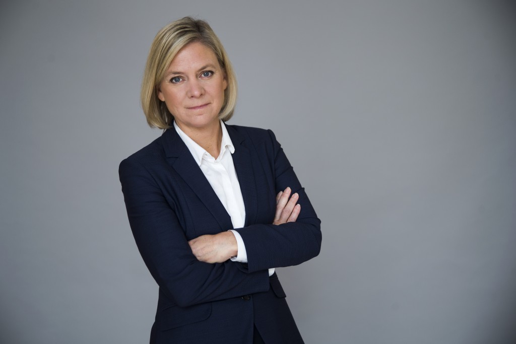 Magdalena Andersson Finansminister Finansdepartementet Statsråd